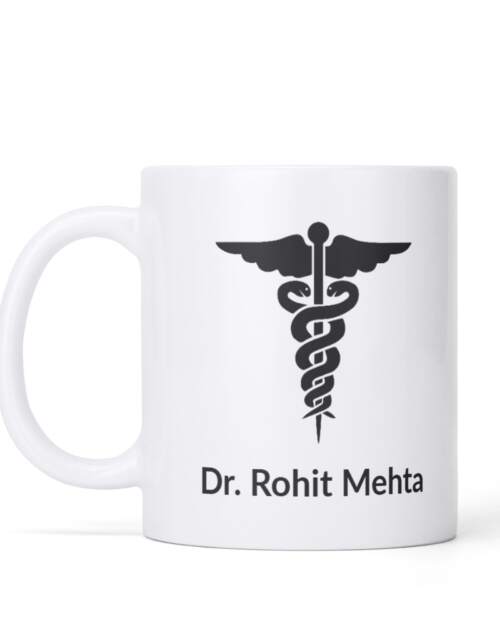 Personalized Medical Symbol White Coffee Mug